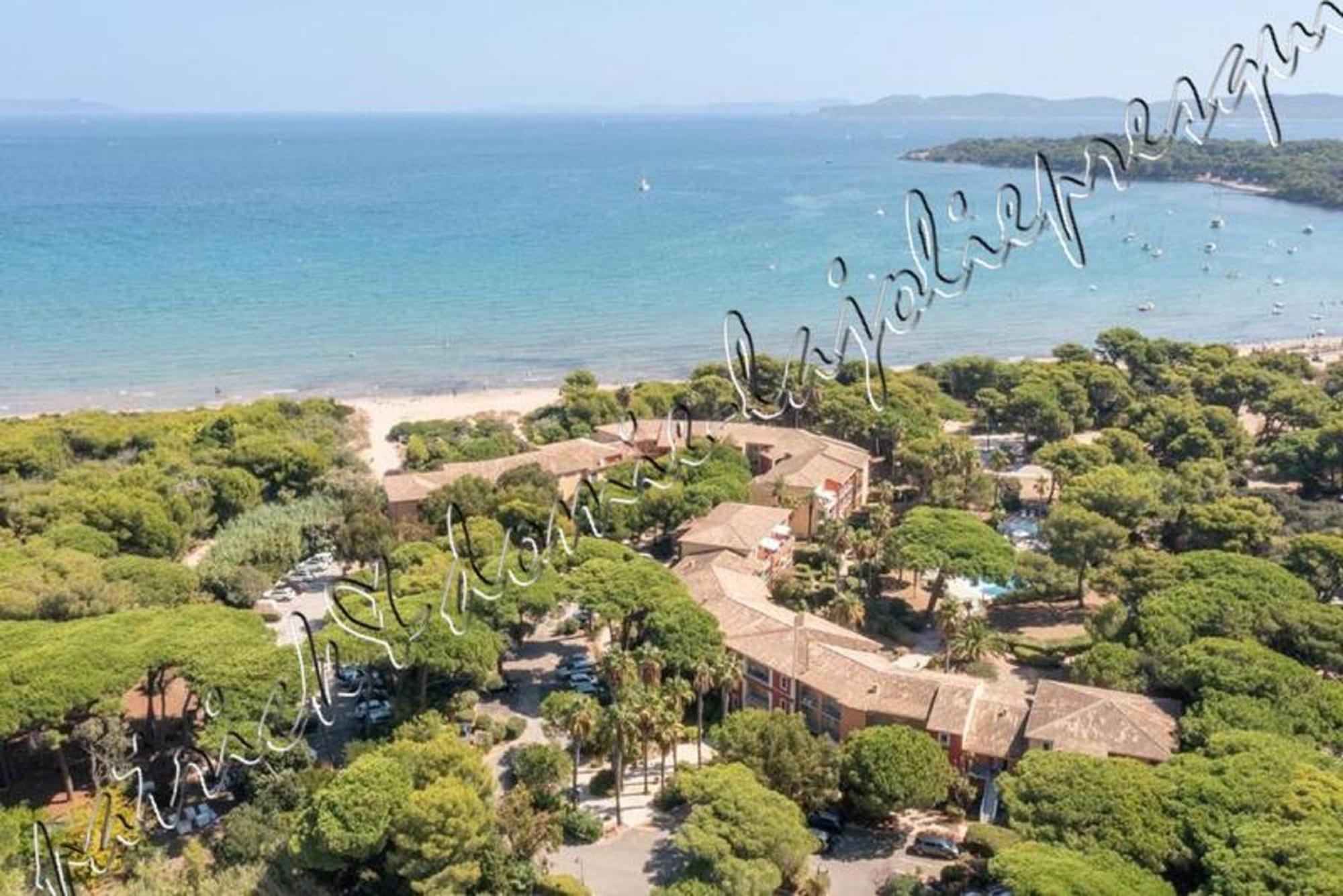 Magnifique Parc De La Presqu'Ile Avec Piscine Et Plage Face A Porquerolles ! Hyères Exteriör bild