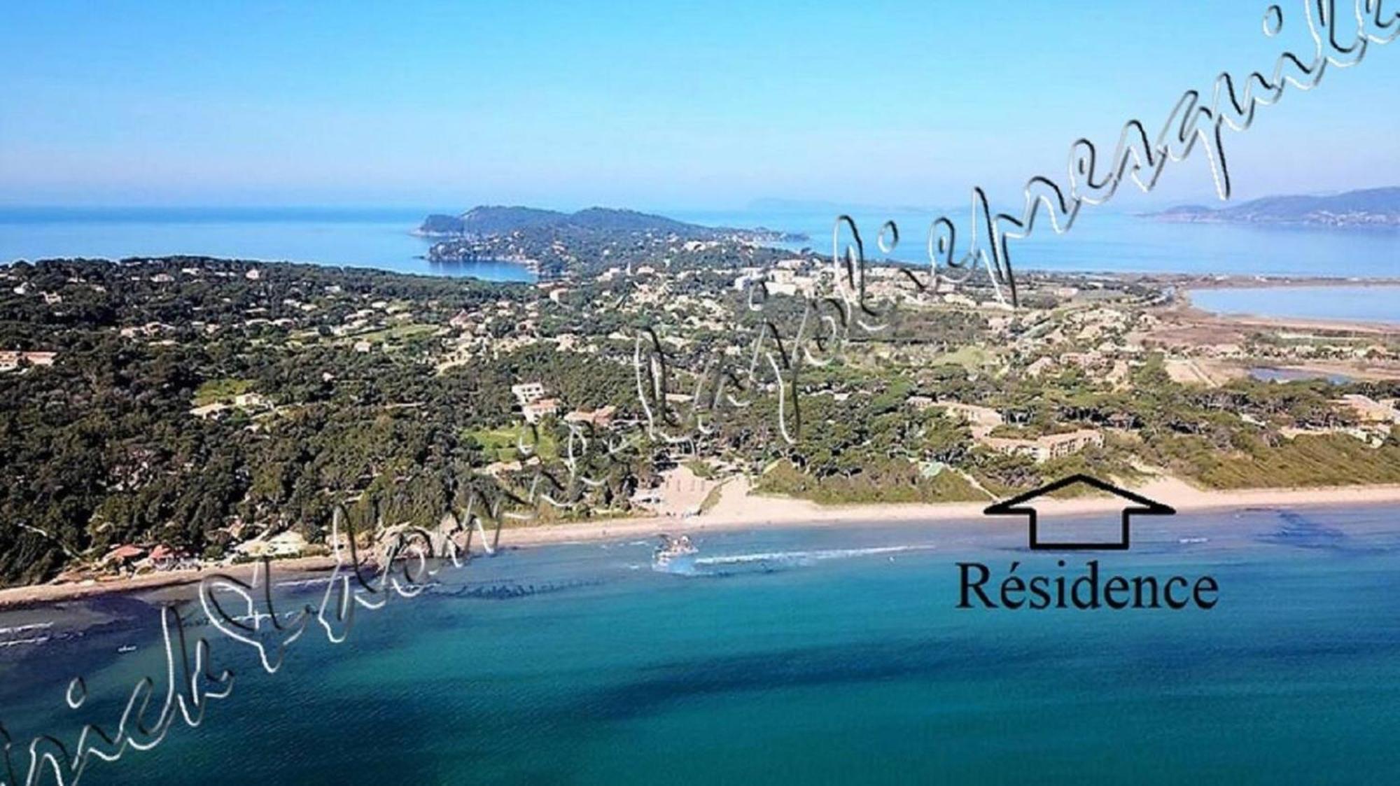 Magnifique Parc De La Presqu'Ile Avec Piscine Et Plage Face A Porquerolles ! Hyères Exteriör bild