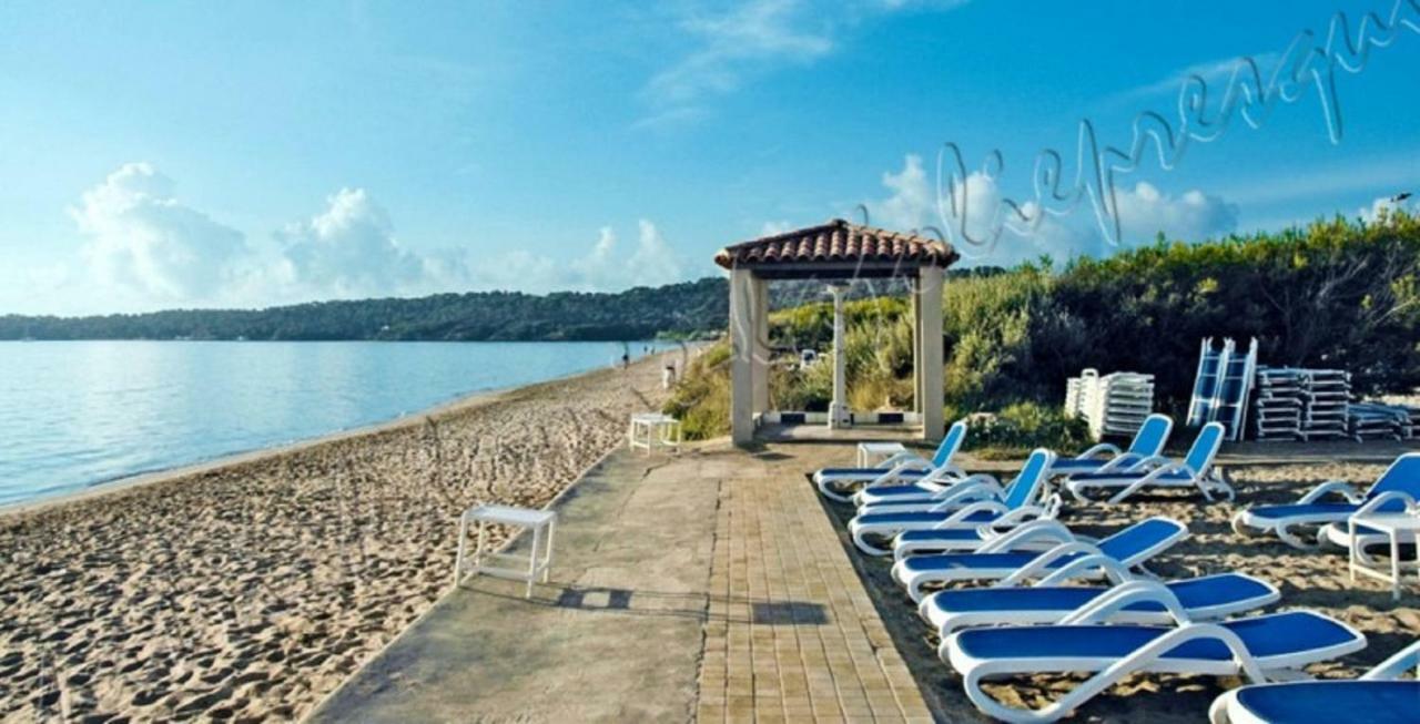 Magnifique Parc De La Presqu'Ile Avec Piscine Et Plage Face A Porquerolles ! Hyères Exteriör bild