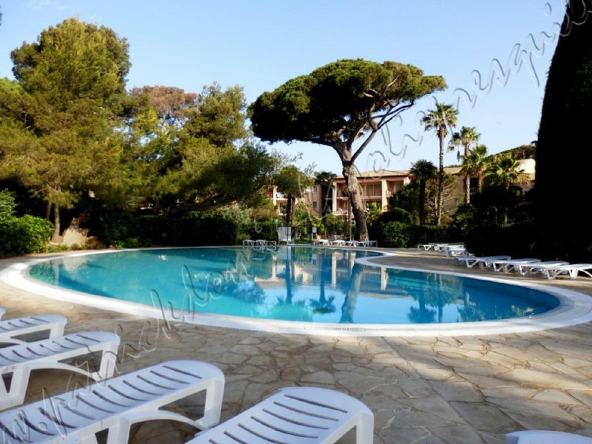 Magnifique Parc De La Presqu'Ile Avec Piscine Et Plage Face A Porquerolles ! Hyères Exteriör bild