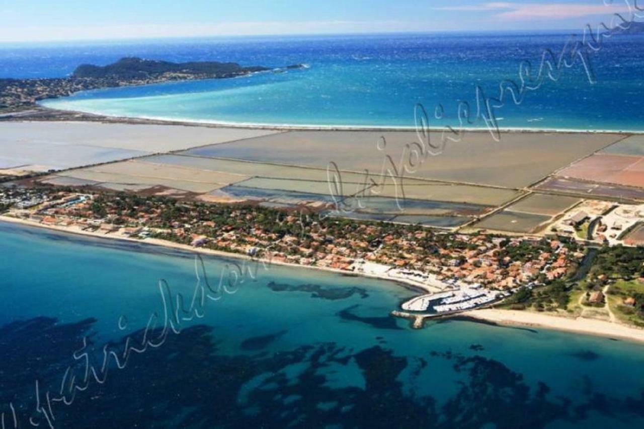 Magnifique Parc De La Presqu'Ile Avec Piscine Et Plage Face A Porquerolles ! Hyères Exteriör bild