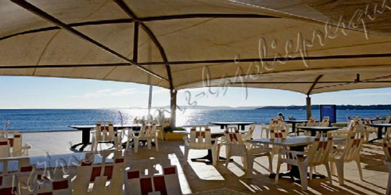 Magnifique Parc De La Presqu'Ile Avec Piscine Et Plage Face A Porquerolles ! Hyères Exteriör bild