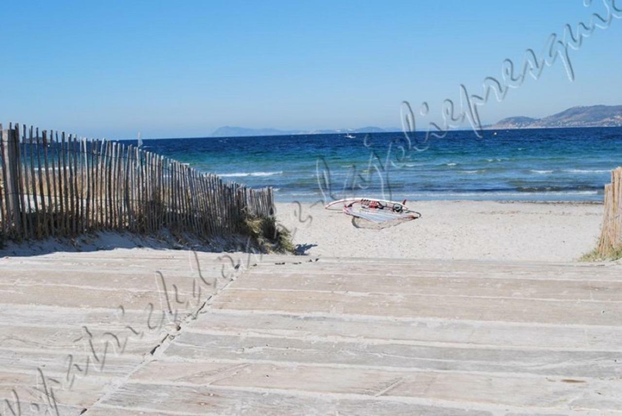 Magnifique Parc De La Presqu'Ile Avec Piscine Et Plage Face A Porquerolles ! Hyères Exteriör bild
